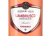 Полусладкое игристое вино и шампанское Lambrusco dell'Emilia Rosato Poderi Alti