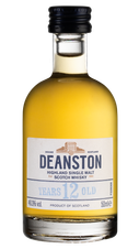 Виски Deanston Aged 12 Years, (102695), Односолодовый 12 лет, Шотландия, 0.05 л, Динстон Эйджид 12 Лет цена 790 рублей