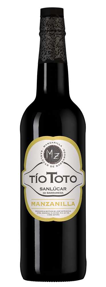 Херес Tio Toto Manzanilla, Jose Estevez, (139740), Испания, Андалусия, 0.75 л, Тио Тото Мансанилья, цена 2990 рублей