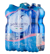 Минеральная вода Вода негазированная San Benedetto (6 шт.), (95274), Италия, 1.5 л, Сан Бенедетто (негазированная) цена 1950 рублей