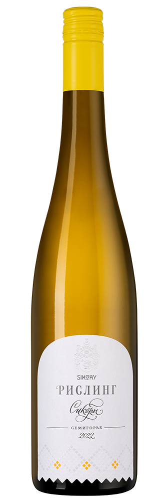 Вино Рислинг, Сикоры, 2022, (145470), Россия, Кубань, белое, сухое, 0.75 л, Рислинг, цена 2490 рублей