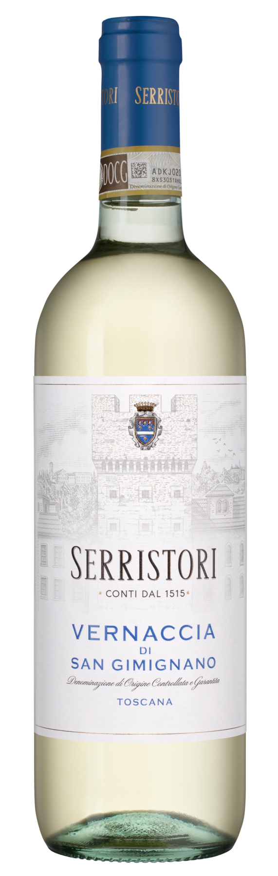 Вино Vernaccia di San Gimignano, Conti Serristori, 2024, (155164), Италия, Тоскана, белое, сухое, 0.75 л, Верначча ди Сан Джиминьяно, цена 2090 рублей