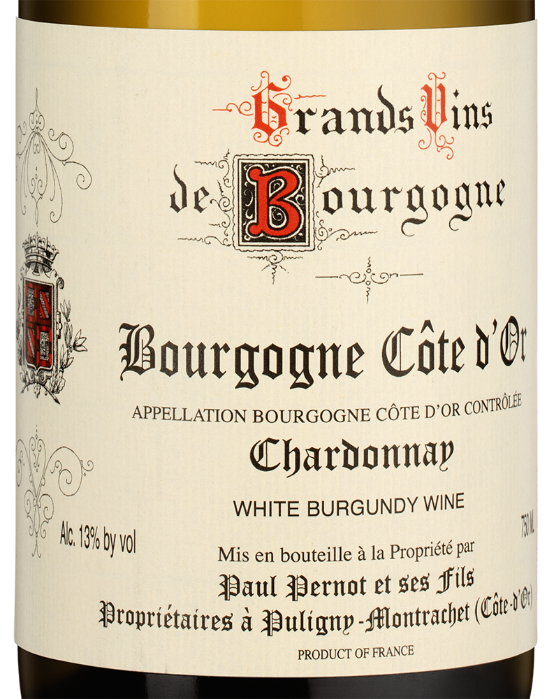 Вино Bourgogne Cote d'Or, Domaine Paul Pernot & Fils, 2023, (153836), Франция, Бургундия, белое, сухое, 0.75 л, Бургонь Кот д’Ор, цена 9490 рублей