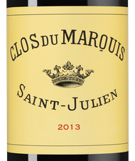 Вино Clos du Marquis, (134993), красное сухое, 2013 г., 0.75 л, Кло дю Марки цена 11490 рублей
