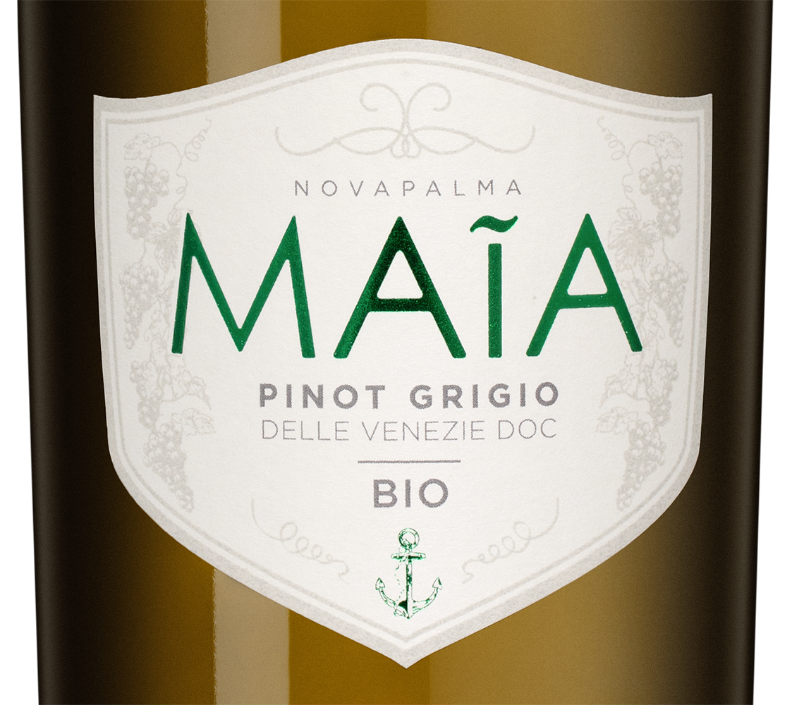 Вино Maia Pinot Grigio, Novapalma, 2025, (159434), Италия, Фриули-Венеция-Джулия, белое, сухое, 0.75 л, Майя Пино Гриджо, цена 2390 рублей