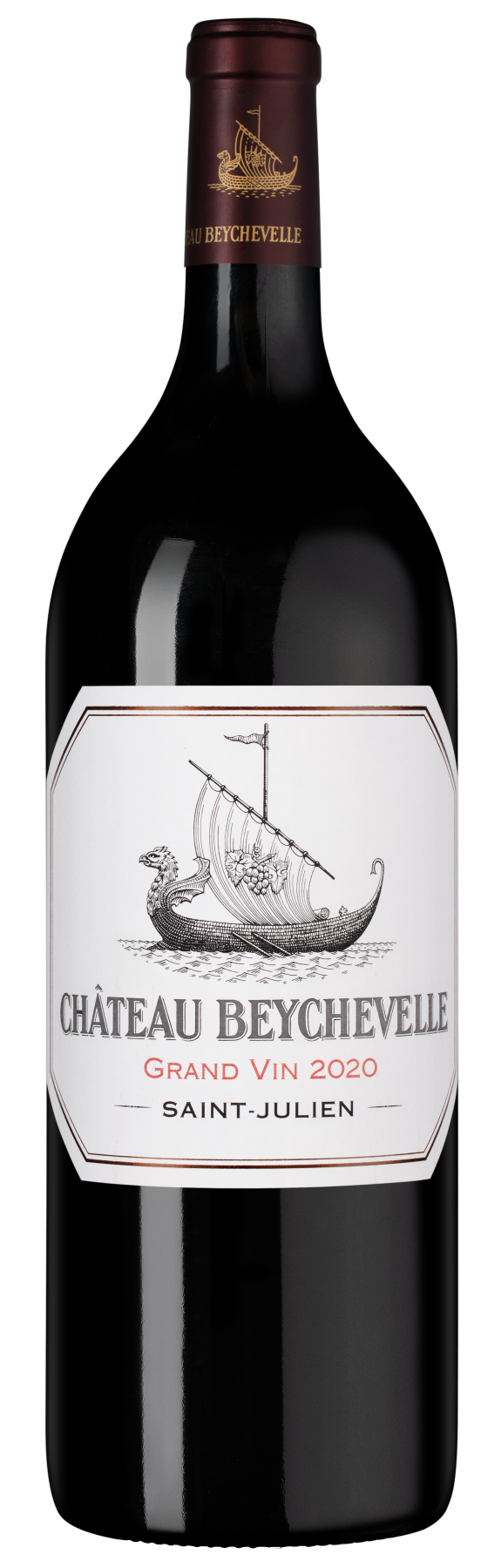 Вино Chateau Beychevelle (Saint-Julien), 2020, 1.5л, (134218), Франция, Бордо, красное, сухое, 1.5 л, Шато Бешвель, цена 77490 рублей