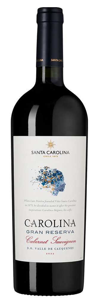 Вино Gran Reserva Cabernet Sauvignon, Santa Carolina, 2022, (155463), Чили, Центральная Долина, красное, сухое, 0.75 л, Гран Ресерва Каберне Совиньон, цена 2490 рублей