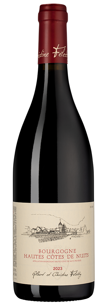 Вино Bourgogne Hautes Cotes de Nuits, Gilbert et Christine Felettig, 2023, (157038), Франция, Бургундия, красное, сухое, 0.75 л, Бургонь От Кот де Нюи, цена 11490 рублей