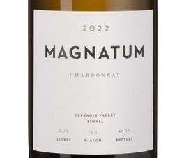 Вино Магнатум Шардоне, (146999), белое сухое, 2022 г., 0.75 л, Магнатум Шардоне цена 1990 рублей