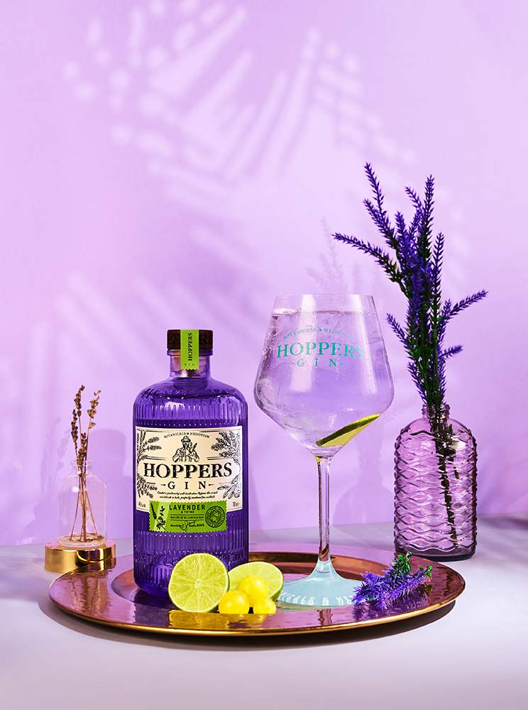 Джин Hoppers Lavender & Thyme, (147524), Россия, 0.7 л, Хопперс Лаванда и Чабрец, цена 990 рублей
