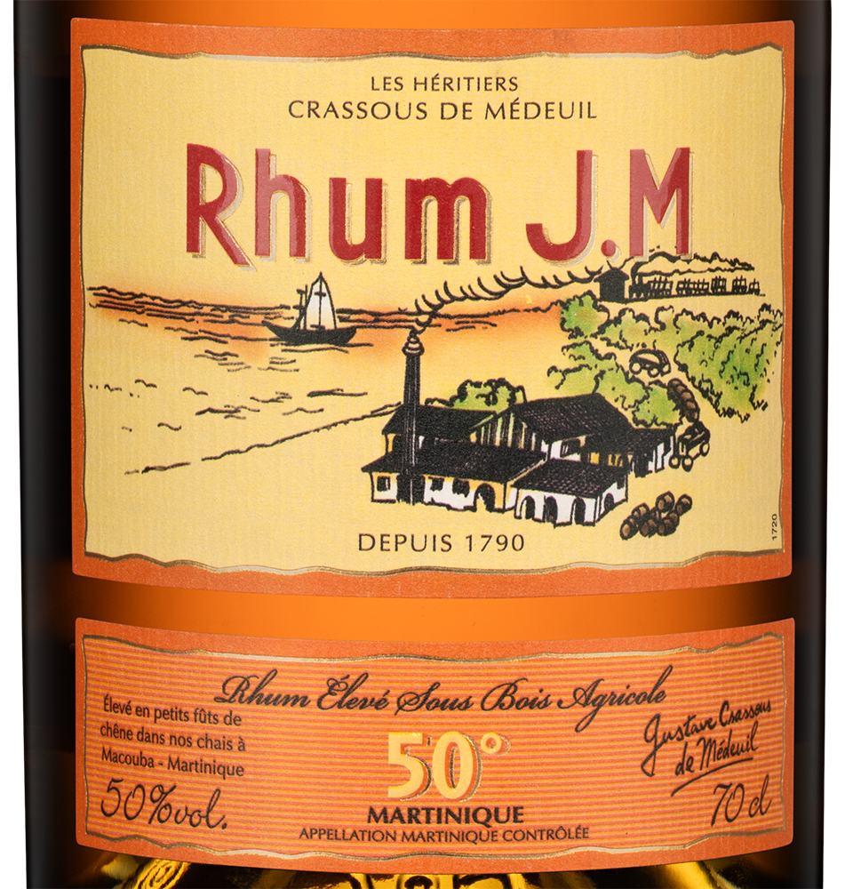 Ром Rhum J.M Eleve Sous Bois, (141309), Франция, Мартиника, 0.7 л, Ром Джей Эм Элеве Су Буа, цена 6490 рублей