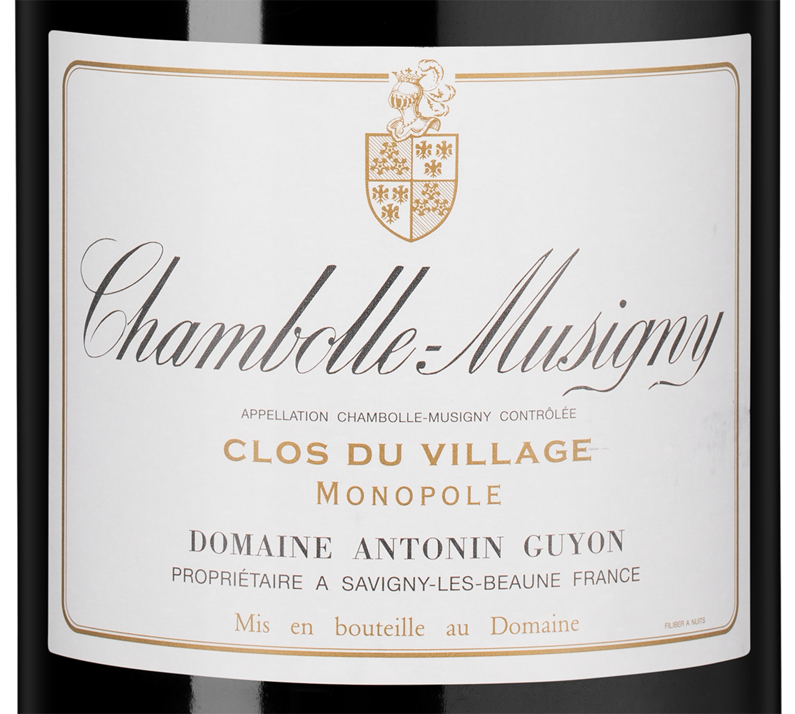 Вино Chambolle-Musigny Clos du Village, Domaine Antonin Guyon, 2022, 1.5л, (150396), Франция, Бургундия, красное, сухое, 1.5 л, Шамболь-Мюзиньи Кло дю Вилляж, цена 69990 рублей
