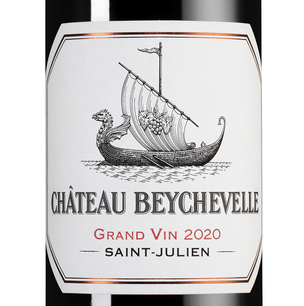 Вино Chateau Beychevelle (Saint-Julien), 2020, (132840), Франция, Бордо, красное, сухое, 0.75 л, Шато Бешвель, цена 32490 рублей