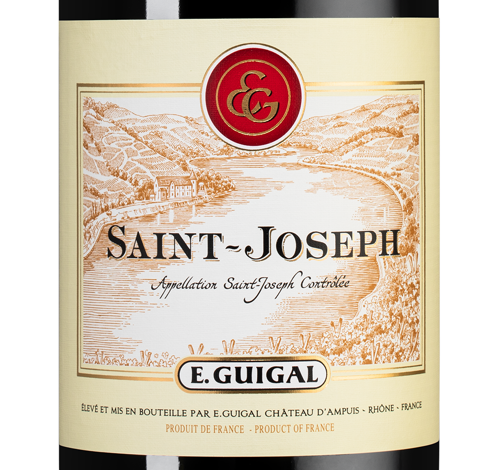 Вино Saint-Joseph Rouge, Guigal, 2020, (153198), Франция, Долина Роны, красное, сухое, 0.75 л, Сен-Жозеф Руж, цена 8990 рублей
