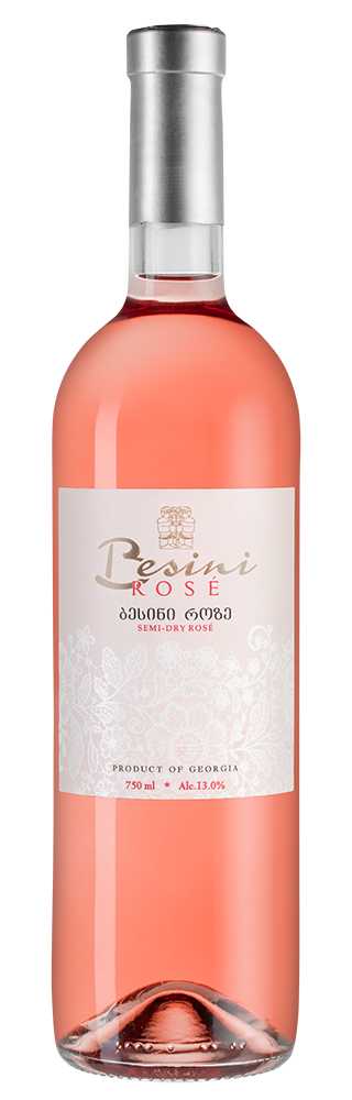 Вино Besini Rose, 2020, (138718), Грузия, Кахетия, розовое, полусухое, 0.75 л, Бесини Розе, цена 1490 рублей