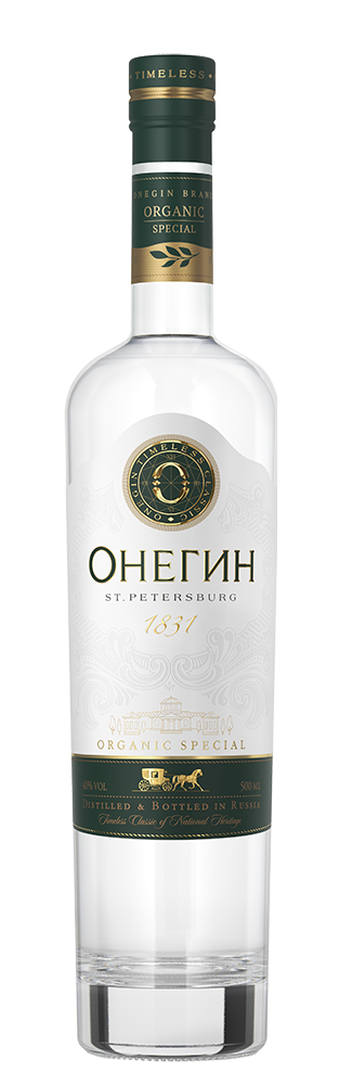 Водка Онегин Органик Special, 0.5л, (153557), Россия, 0.5 л, Онегин Органик Спешиал, цена 1240 рублей