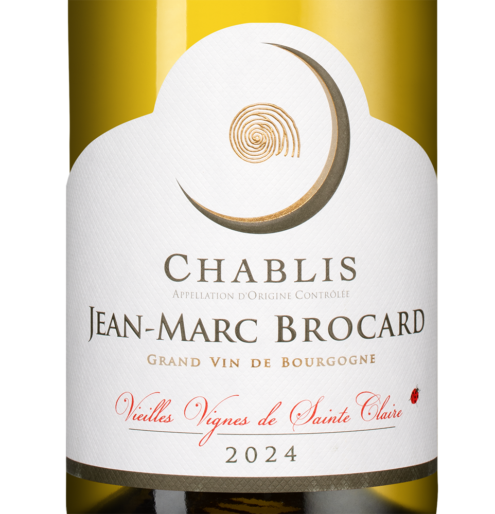 Вино Chablis Vieilles Vignes, Jean-Marc Brocard (Domaine Sainte-Claire), 2024, (154986), Франция, Бургундия, белое, сухое, 0.75 л, Шабли Вьей Винь, цена 7490 рублей