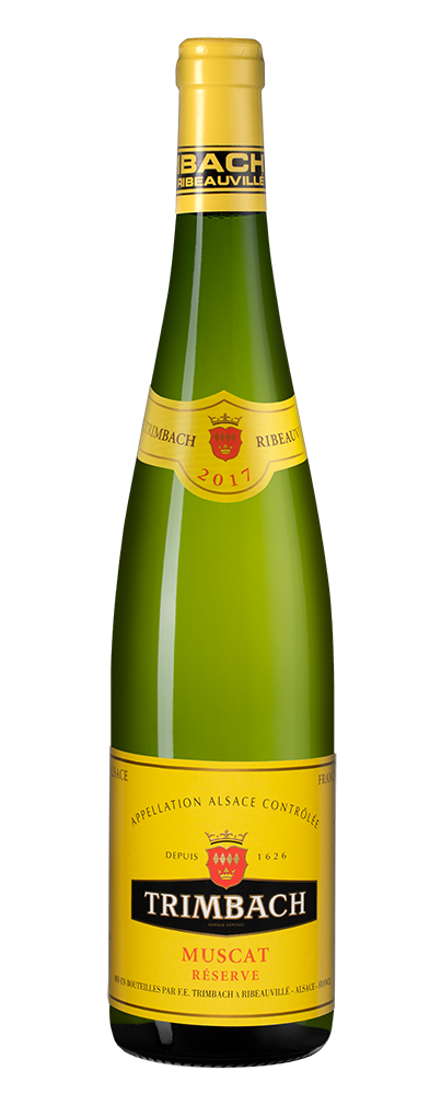 Вино Muscat Reserve, Trimbach, 2017, (118249), Франция, Эльзас, белое, полусухое, 0.75 л, Мюска Резерв, цена 6990 рублей