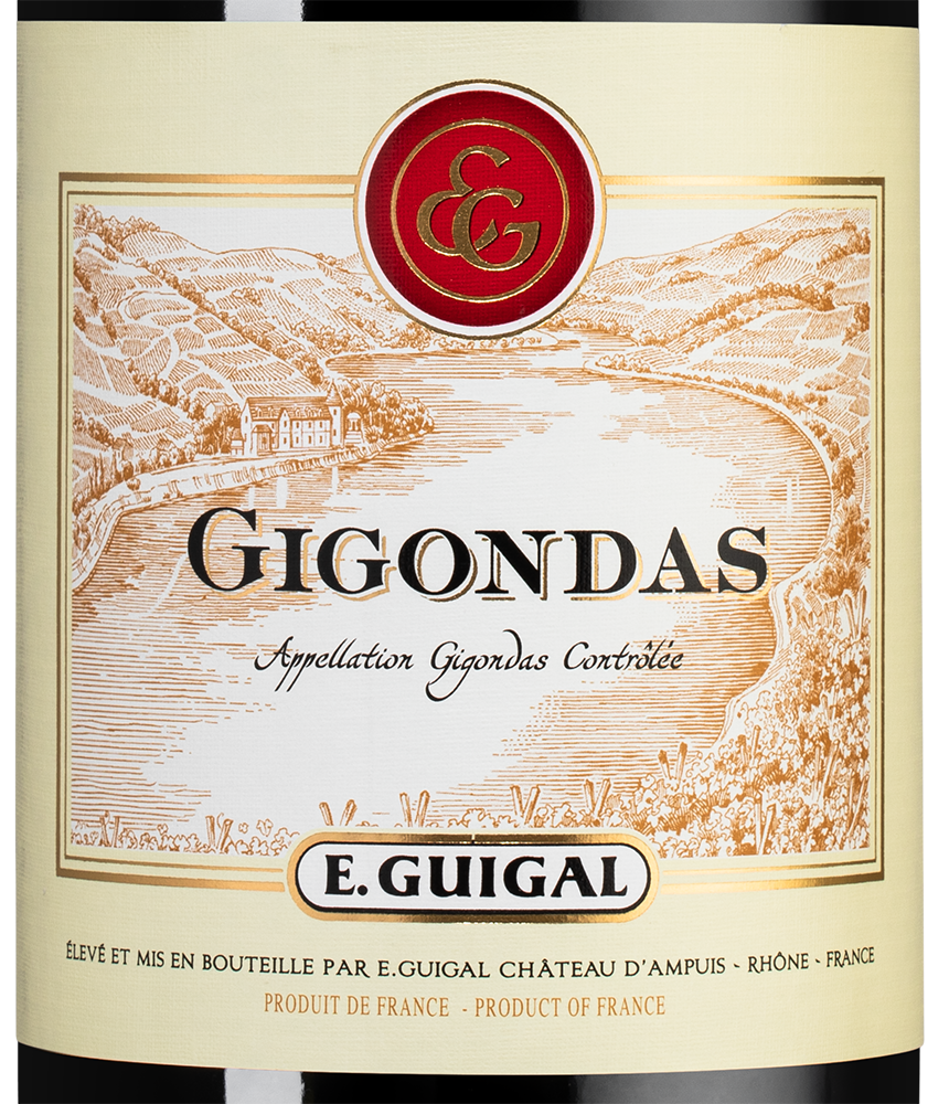 Вино Gigondas, Guigal, 2018, (135329), Франция, Долина Роны, красное, сухое, 0.75 л, Жигондас, цена 8990 рублей