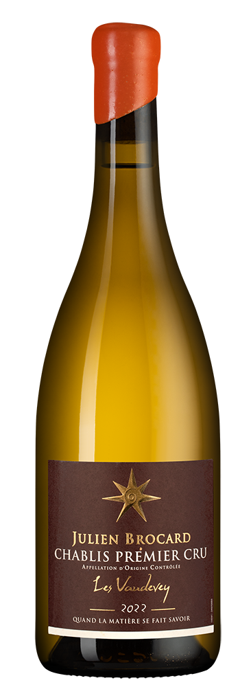 Вино Chablis Premier Cru Vaudevey, Julien Brocard, 2022, (152744), Франция, Бургундия, белое, сухое, 0.75 л, Шабли Премье Крю Водеве, цена 11990 рублей