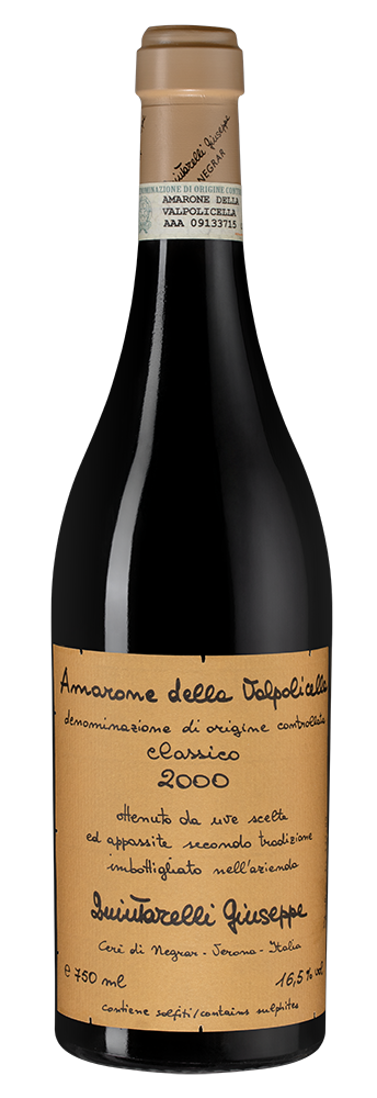 Вино Amarone della Valpolicella Classico, Giuseppe Quintarelli, 2000, (113522), Италия, Венето, красное, полусухое, 0.75 л, Амароне делла Вальполичелла Классико, цена 214990 рублей