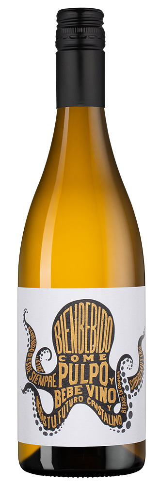 Вино Bienbebido Pulpo Albarino, Maetierra, (156795), Испания, белое, полусухое, 0.75 л, Бьенбебидо Пульпо, цена 1493 рублей