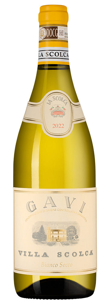 Вино Gavi Villa Scolca, La Scolca, 2022, (143322), Италия, Пьемонт, белое, сухое, 0.75 л, Гави Вилла Сколька, цена 4990 рублей