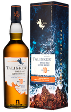 Виски Talisker 10 Years в подарочной упаковке, (142655), gift box в подарочной упаковке, Односолодовый 10 лет, Шотландия, 0.7 л, Талискер 10 Лет цена 6790 рублей