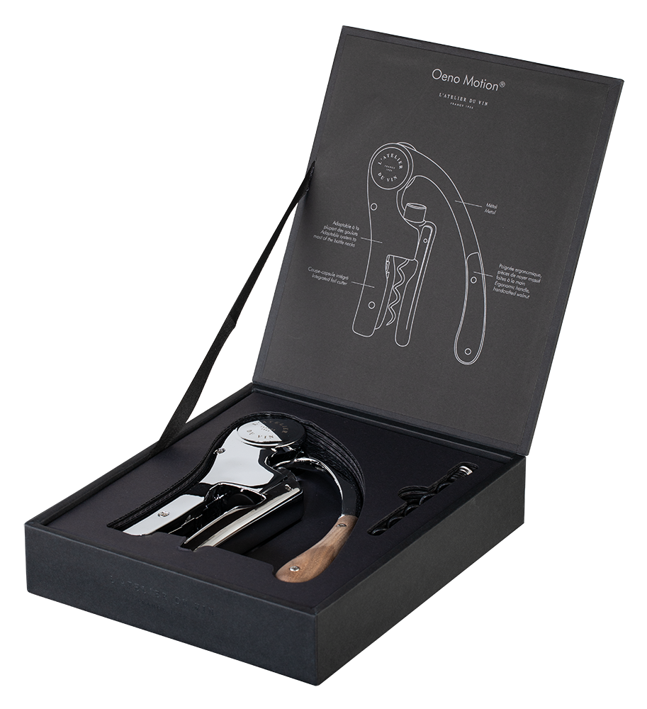 Рычажный штопор Oeno Motion, (157665), Франция, нерж.сталь/дерево, Рычажный штопор Oeno Motion, цена 24990 рублей