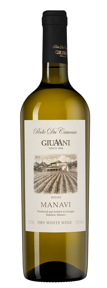 Вино Manavi, Giuaani, 2021, (141554), Грузия, Кахетия, белое, сухое, 0.75 л, Манави, цена 1990 рублей