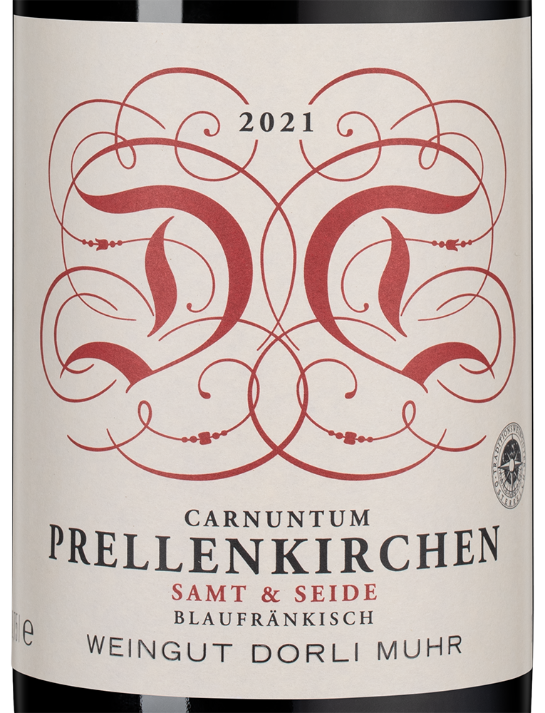Вино Prellenkirchen Samt&Seide, Dorli Muhr, 2021, (146920), Австрия, Нижняя Австрия, красное, сухое, 0.75 л, Блауфренкиш Прелленкирхен Замт унд Зайде, цена 6790 рублей