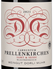 Вино Prellenkirchen Samt&Seide, (146920), красное сухое, 2021 г., 0.75 л, Прелленкирхен Замт унд Зайде цена 4490 рублей
