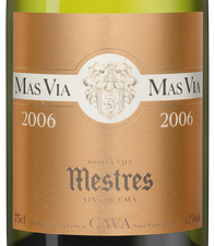 Игристое вино Cava Mas Via Gran Reserva Brut, (141059), белое брют, 2006 г., 0.75 л, Кава Мас Виа Гран Ресерва Брют цена 18990 рублей