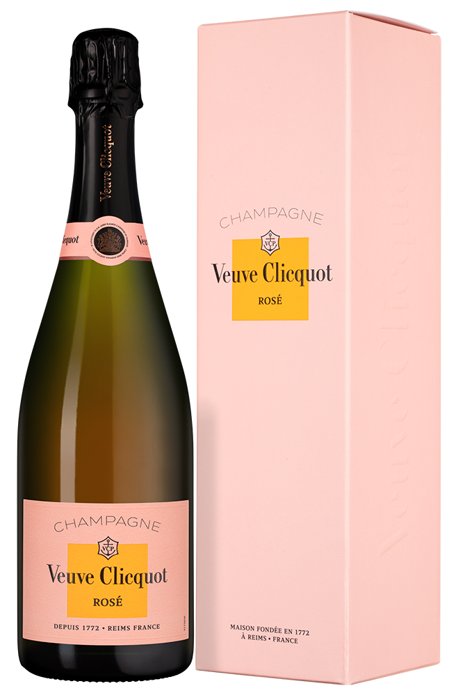 Шампанское Veuve Clicquot Brut Rose в подарочной упаковке, Veuve Clicquot Ponsardin, 2020, (157228), Франция, Шампань, розовое, брют, 0.75 л, Вдова Клико Брют Розе, цена 10990 рублей