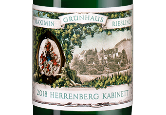Вино Riesling Herrenberg Kabinett, Maximin Grunhaus, 2018, (139813), Германия, Мозель, белое, сладкое, 0.75 л, Рислинг Херренберг Кабинет, цена 9490 рублей