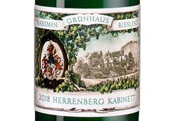 Сладкое вино рислинг Riesling Herrenberg Kabinett
