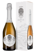 Шампанское и игристое вино из винограда шардоне (Chardonnay) Medusa Brut в подарочной упаковке