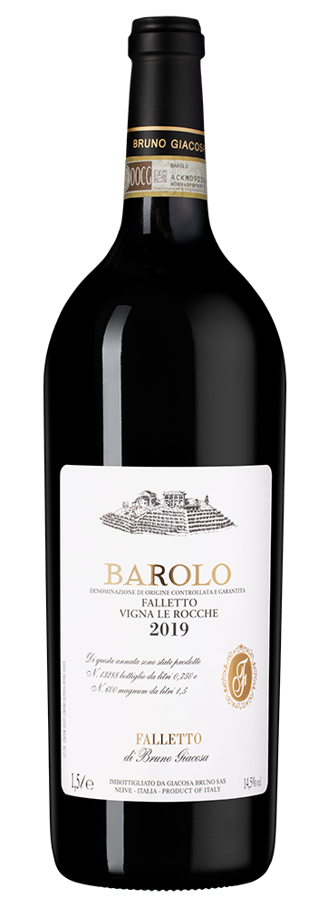 Вино Barolo Le Rocche del Falletto, Bruno Giacosa, 2019, 1.5л, (142944), Италия, Пьемонт, красное, сухое, 1.5 л, Бароло Ле Рокке дель Фаллетто, цена 199990 рублей