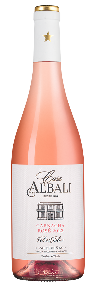 Вино Casa Albali Garnacha Rose, Felix Solis, 2022, (142314), Испания, Кастилия Ла Манча, розовое, полусухое, 0.75 л, Каса Албали Гарнача Розе, цена 1490 рублей