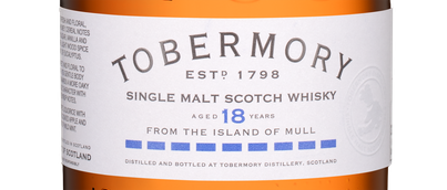 Tobermory Aged 18 Years в подарочной упаковке