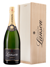 Шампанское Lanson le Black Label Brut, (111251), gift box в подарочной упаковке, белое брют, 1.5 л, Ле Блэк Лейбл Брют цена 28990 рублей