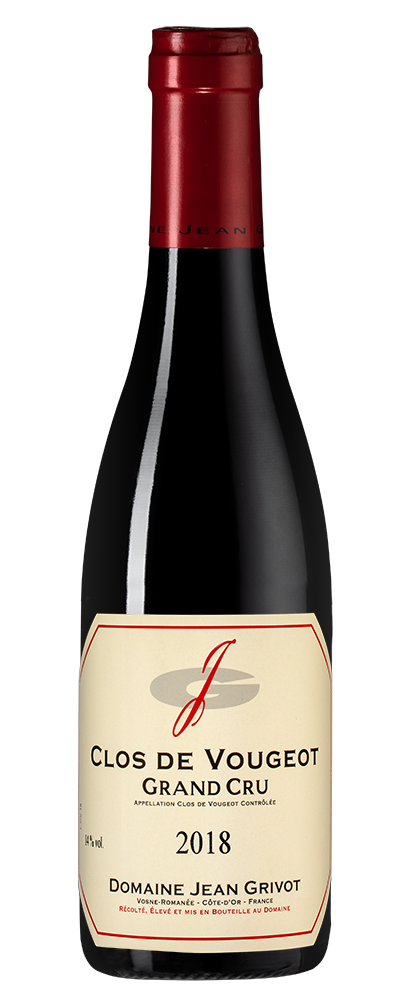Вино Clos de Vougeot Grand Cru, Domaine Jean Grivot, 2018, 0.375л, (154982), Франция, Бургундия, красное, сухое, 0.375 л, Кло де Вужо Гран Крю, цена 64990 рублей