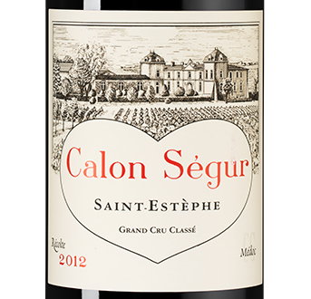 Вино Chateau Calon Segur (Saint-Estephe), 2012, (150336), Франция, Бордо, красное, сухое, 0.75 л, Шато Калон Сегюр, цена 52490 рублей