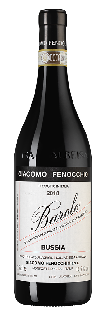Вино Barolo Bussia, Giacomo Fenocchio, 2018, (137403), Италия, Пьемонт, красное, сухое, 0.75 л, Бароло Буссия, цена 16990 рублей