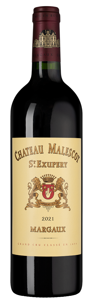 Вино Chateau Malescot Saint-Exupery (Margaux), 2021, (141489), Франция, Бордо, красное, сухое, 0.75 л, Шато Малеско Сент-Экзюпери, цена 18490 рублей