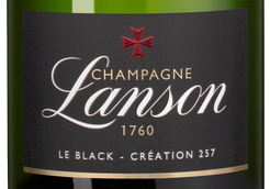 Шампанское из винограда Пино Менье Le Black Creation 257 Brut