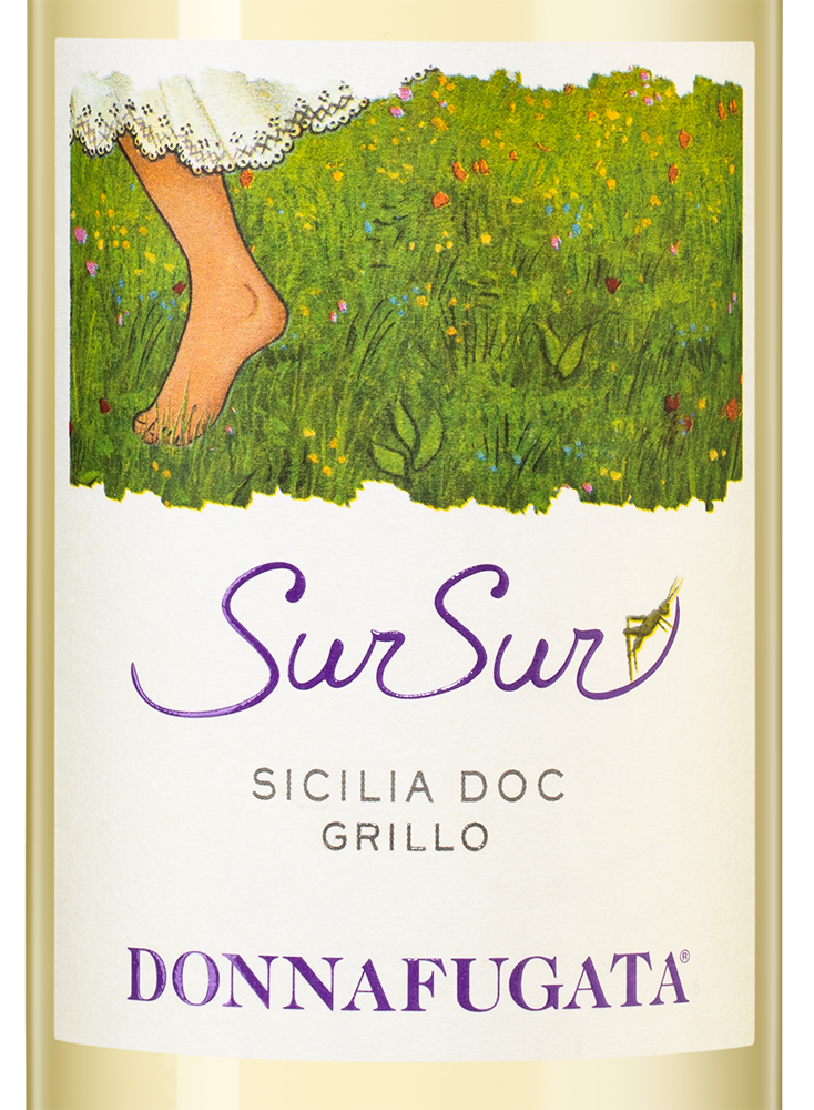 Вино SurSur Grillo, Donnafugata, 2022, (142180), Италия, Сицилия, белое, сухое, 0.75 л, СурСур Грилло, цена 5490 рублей