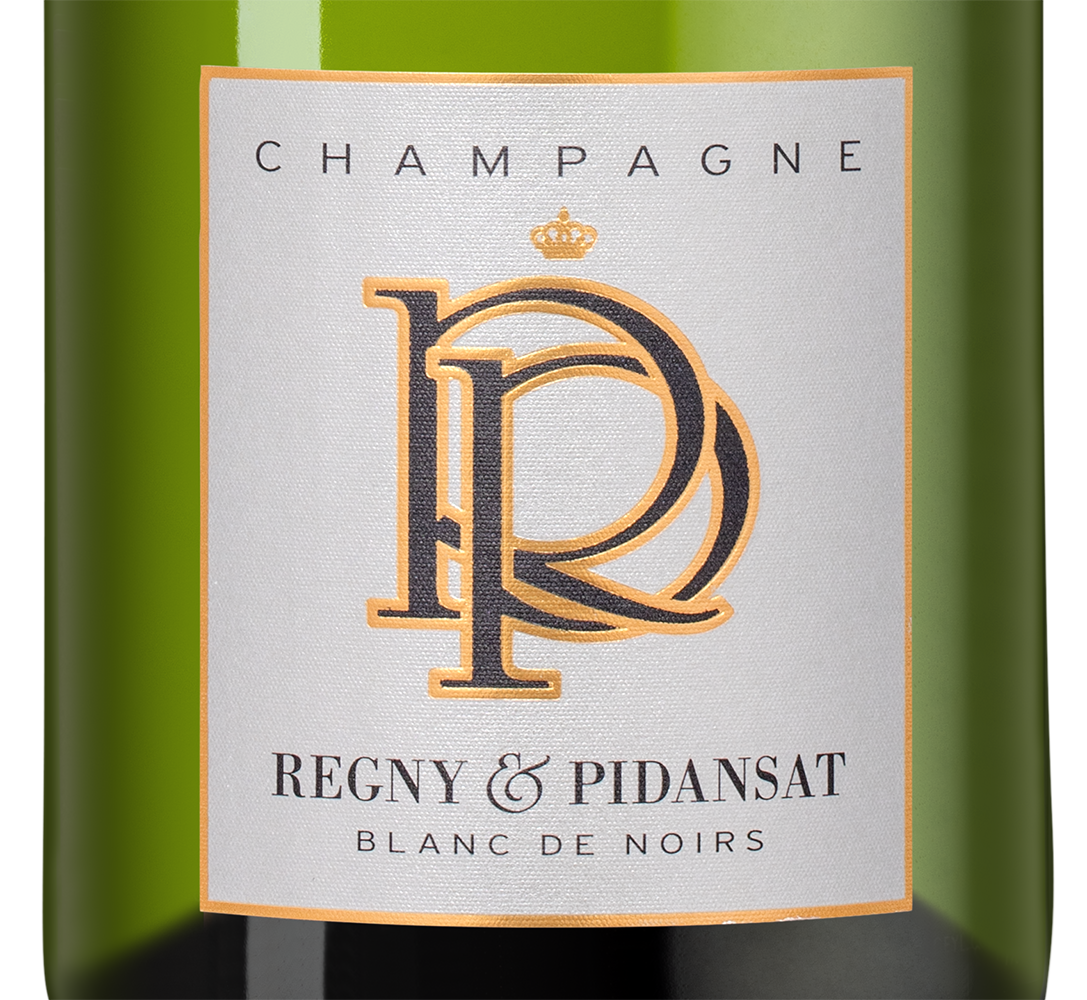 Шампанское Blanc de Noirs, Regny & Pidansat, (154393), Франция, Шампань, белое, брют, 0.75 л, Блан де Нуар, цена 9990 рублей