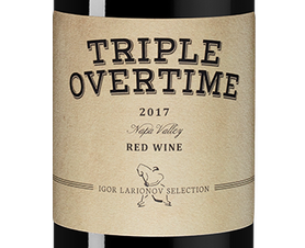 Вино Triple Overtime Red Wine, (116823), красное сухое, 2017 г., 0.75 л, Трипл Овертайм Рэд Вайн цена 11190 рублей