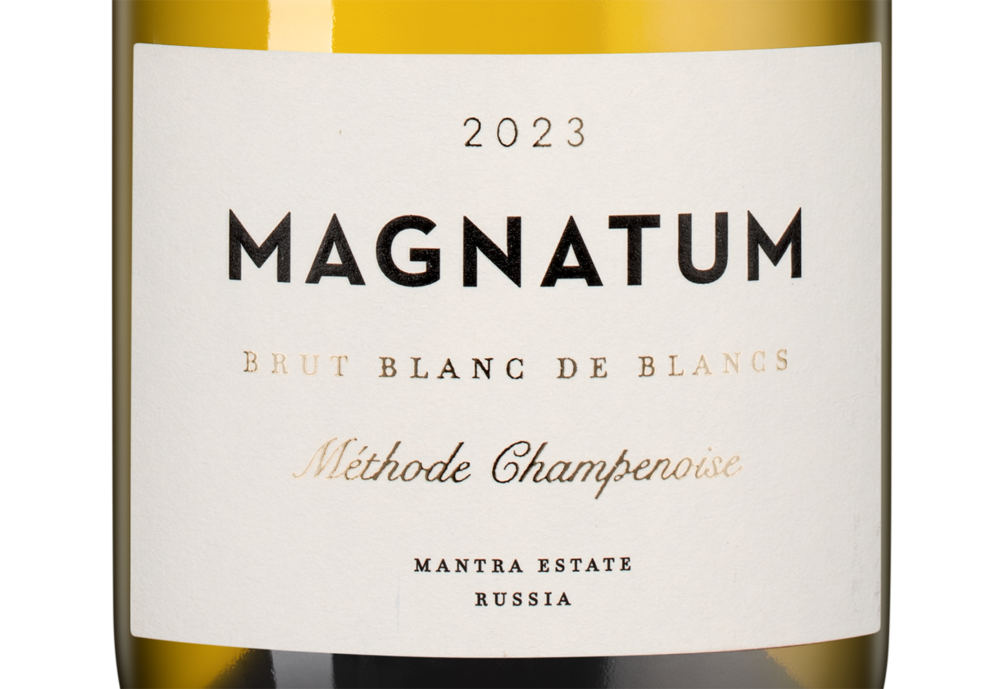 Игристое вино Магнатум Блан де Блан, Mantra Estate, 2023, (155303), Россия, Кубань, белое, брют, 0.75 л, Магнатум Блан де Блан, цена 2390 рублей